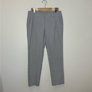 Theory Gray Pinstripe Seersucker Dress Pants Size 6